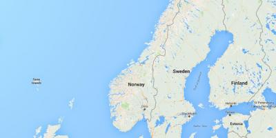 Քարտեզ норге, Նորվեգիա